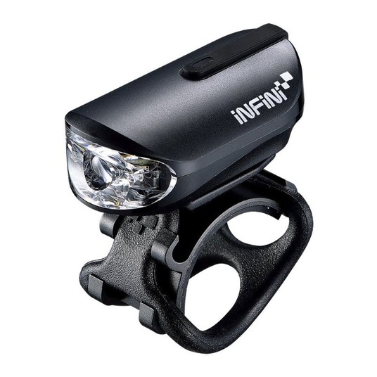 LAMPA PRZÓD INFINI USB OLLEY BLACK 100 LUMEN -zdjęcie numer 1