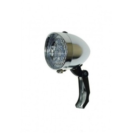 LAMPA PRZÓD RETRO 3xLED BATERIE 592 CHROM BOX -zdjęcie numer 1