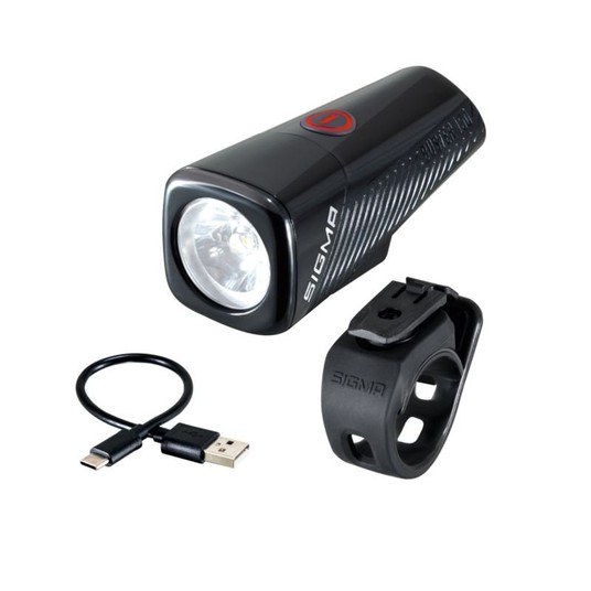 LAMPA PRZÓD SIGMA BUSTER 150 FL CZARNA -zdjęcie numer 1
