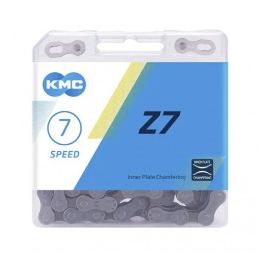 ŁAŃCUCH KMC 7/8rz. 114ogn Z7 SZARO-BRĄZ BOX -zdjęcie numer 1