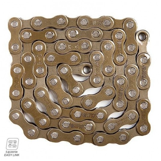 ŁAŃCUCH MTB 7rz. 116ogn 1/2"x3/32" 7,3mm BRĄZOWY -zdjęcie numer 1
