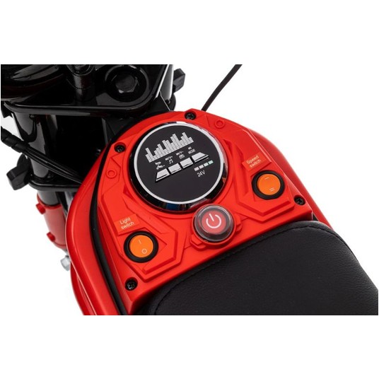 MOTOR CROSSOWY NA AKUMULATOR CZERWONY 16km/h -zdjęcie numer 2