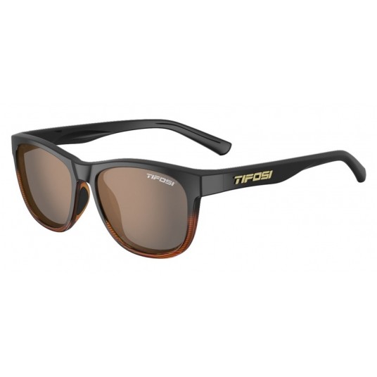 OKULARY TIFOSI SWANK BROWN FADE SZKŁO BROWN -zdjęcie numer 1