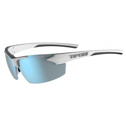 OKULARY TIFOSI TRACK WHITE/BLACK SZKŁO SMOKE BLUE -zdjęcie numer 1
