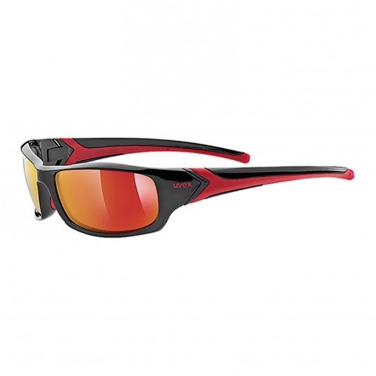 OKULARY UVEX SGL 211 BLACK RED MIRROR RED -zdjęcie numer 1