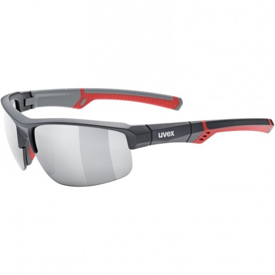 OKULARY UVEX SPORTSTYLE 226 GREY RED MAT -zdjęcie numer 1