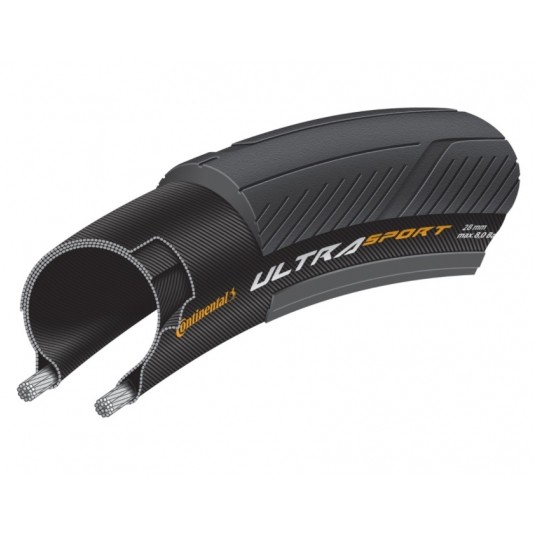 OPONA CONTINENTAL 700x25 ULTRA SPORT CZARNA ZWIJAN -zdjęcie numer 2