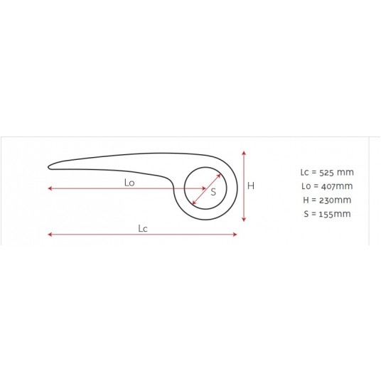 OSŁONA ŁAŃCUCHA MICHAŁ 155PP CZARNA ŚR. ZEWN. 23cm -zdjęcie numer 2