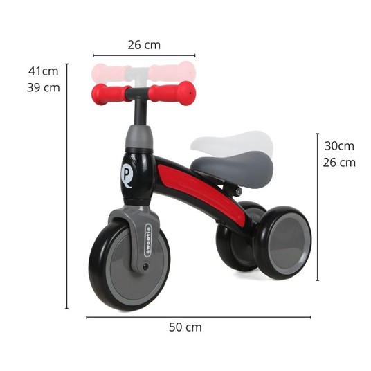 POJAZD QPLAY SWEETIE RED -zdjęcie numer 2