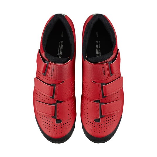 PROMOCJA BUTY SHIMANO R.47 SH-XC100M CZERWONE MTB -zdjęcie numer 2