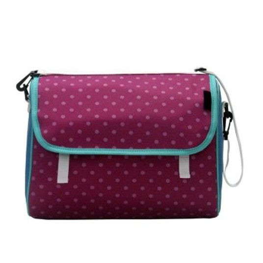 PROMOCJA TORBA BAGAŻOWA INDYGO SINGLE POLKA DOTS -zdjęcie numer 1