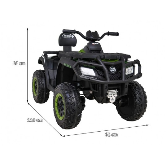 QUAD NA AKUMULATOR XT 4x4 ZIELONY -zdjęcie numer 2