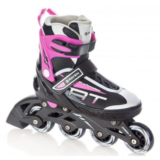 ROLKI RV PROFESSION ROZM. 38-42cm /L/ BLACK/PINK -zdjęcie numer 1