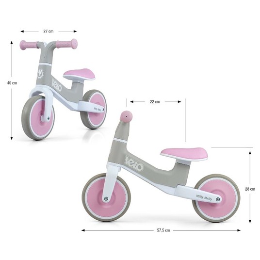 ROWER BIEGOWY VELO PINK -zdjęcie numer 2
