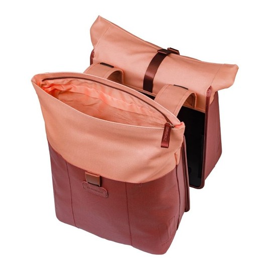 SAKWA BASIL PODWÓJNA VIVE 28-35L BURGUND/PINK -zdjęcie numer 2