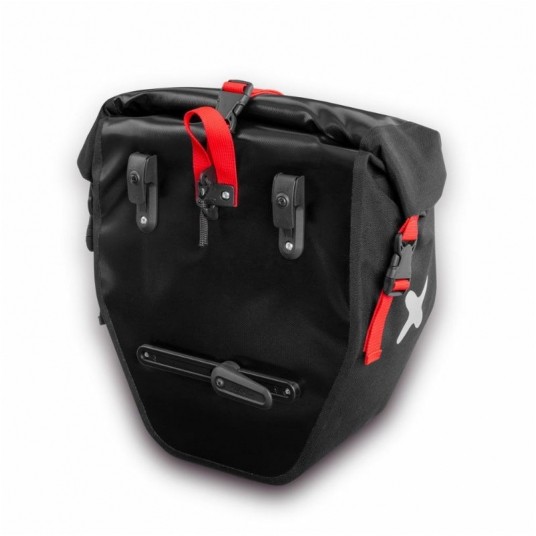 SAKWA NA BAG. EXTRAWHEEL BIKER POLYESTER 50L BLACK -zdjęcie numer 2