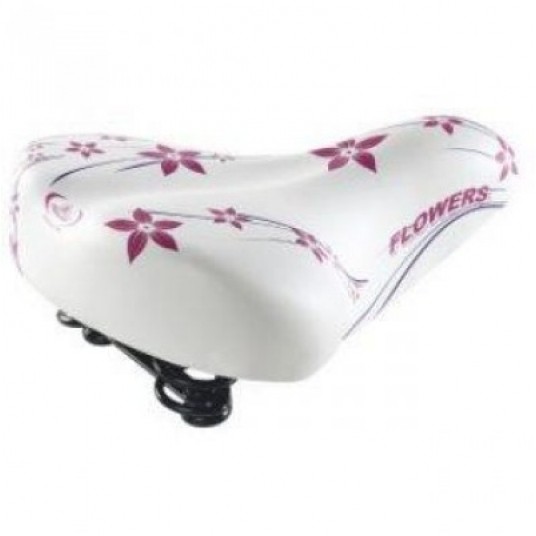 SIODŁO MONTE GRAPPA FLOWERS BIAŁO-RÓŻOWE -zdjęcie numer 1