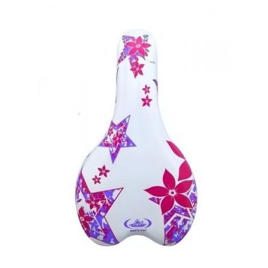 SIODŁO MONTE GRAPPA JUNIOR OK-GO 20-24" BIA-RÓŻ -zdjęcie numer 1