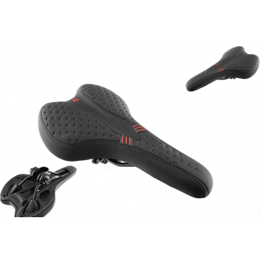 SIODŁO MTB 275x165mm XH-SD-03 SD-11 CZAR/CZER -zdjęcie numer 1