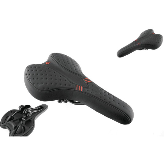 SIODŁO MTB 275x165mm XH-SD-03 SD-11 CZAR/CZER -zdjęcie numer 1