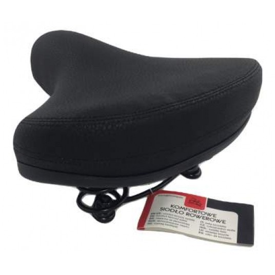 SIODŁO NA SPRĘŻYNIE CZARNE -zdjęcie numer 1