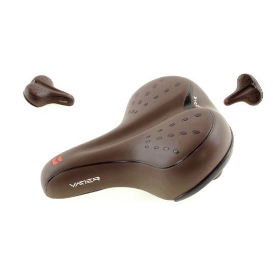 SIODŁO VADER VD813A-1-007 ELASTOMER BRĄZ -zdjęcie numer 1