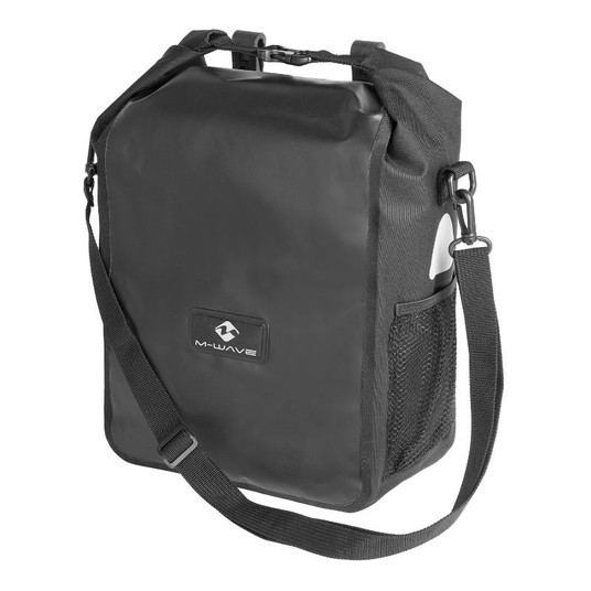 TORBA BOCZNA M-WAVE 26x13x47cm CZARNA -zdjęcie numer 1