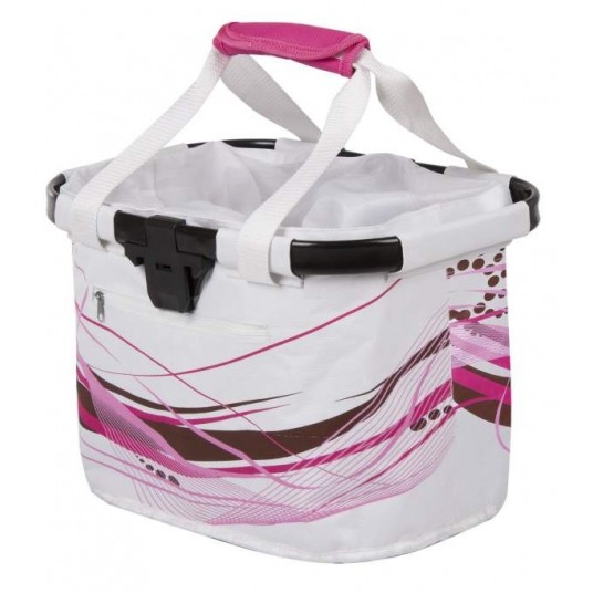 TORBA NA KIER. CLIP M-WAVE UTRECHT FOLD WHITE FANC -zdjęcie numer 1