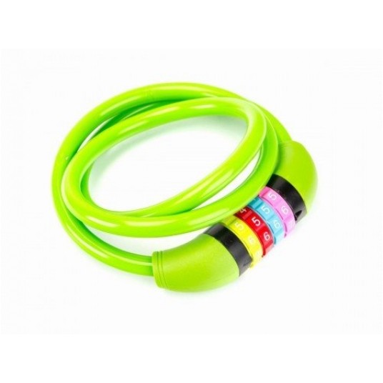 ZAMKNIĘCIE ROMET 100cm/10mm SZYFR SL602 ZIELONY -zdjęcie numer 1