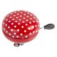 DZWONEK M-WAVE LADYBIRD CZERWONY/BIAŁE KROPKI 80mm -zdjęcie numer 1