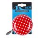 DZWONEK M-WAVE LADYBIRD CZERWONY/BIAŁE KROPKI 80mm -zdjęcie numer 2