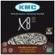 ŁAŃCUCH KMC 8rz. X8 114ogn SREBRNO-SZARY -zdjęcie numer 2