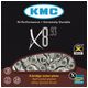 ŁAŃCUCH KMC 8rz. X8 114ogn SREBRNO-SZARY -zdjęcie numer 2