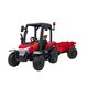 TRAKTOR Z PRZYCZEPĄ CZERWONY -zdjęcie numer 1