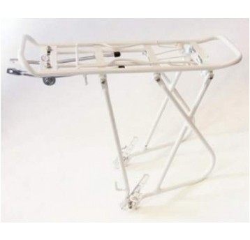 BAGAŻNIK KW-622-02 24-28" BIAŁY ALUMINIOWY REGUL.