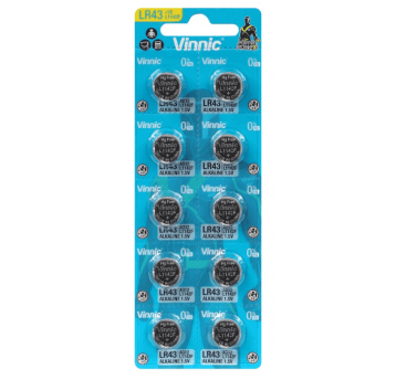 BATERIA AG12 VINNIC ALKAICZNE LR1142 opak=10szt