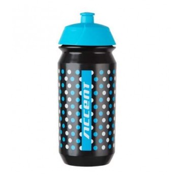 BIDON ACCENT DOTS 500ml CZARNO-NIEBIESKO-BIAŁY