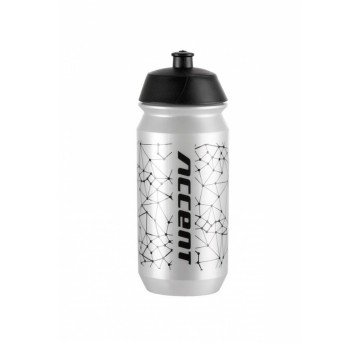 BIDON ACCENT HERO 500ml STALOWO-CZARNY