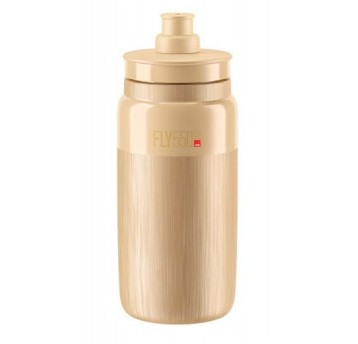 BIDON ELITE FLY TEX 550ml BEIGE GREY LOGO