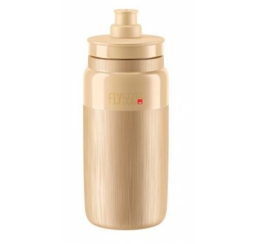 BIDON ELITE FLY TEX 550ml BEIGE GREY LOGO