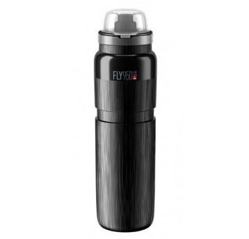 BIDON ELITE FLY TEX 950ml BLACK GREY LOGO