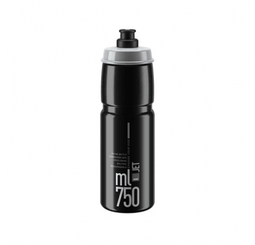 BIDON ELITE JET 750ml BLACK GREY