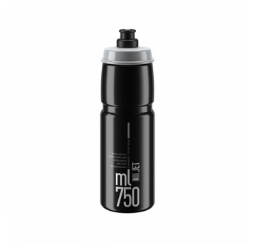 BIDON ELITE JET 750ml BLACK GREY