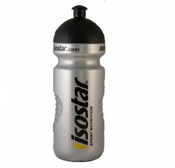BIDON ISOSTAR 650ml SREBRNO-CZARNY Z KORKIEM