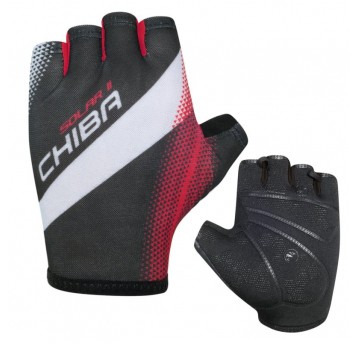 CHIBA rękawiczki SOLAR II M czarno rózowe