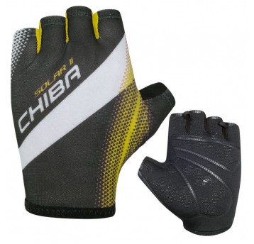 CHIBA rękawiczki SOLAR II S czarno żółte