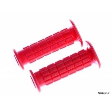 CHWYT KIER. BMX CZERWONY PVC 105mm