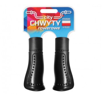 CHWYT KIER. ERGO DZIURKOWANY 120mm CZARNY