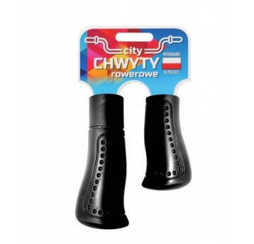 CHWYT KIER. ERGO DZIURKOWANY 90/120mm CZARNY