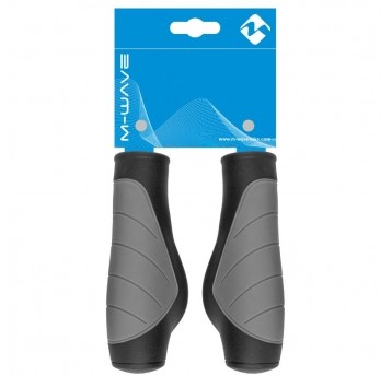 CHWYT KIER. M-WAVE 125/125mm CZAR/SZARY